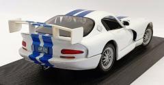 MAISTO DIECAST 1/18 DODGE VIPER GT2-WHITE