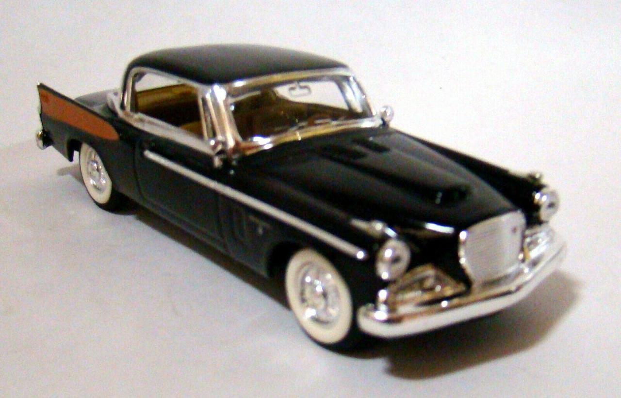 LUCKY 94254  LUCKY DIECAST 1/43 1958 STUDEBAKER GOLDEN HAWK-BLACK