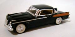 LUCKY 94254  LUCKY DIECAST 1/43 1958 STUDEBAKER GOLDEN HAWK-BLACK