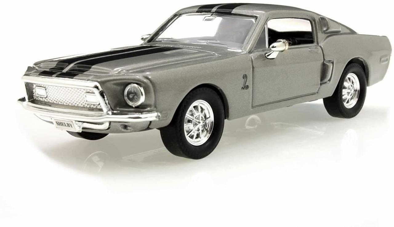 LUCKY 94214  LUCKY DIECAST 1/43 1968 FORD SHELBY GT-500KR-SILVER
