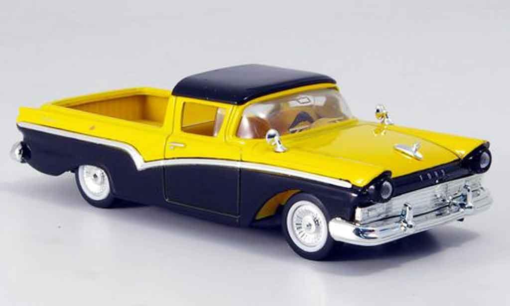 LUCKY 94215  LUCKY DIECAST 1/43 1957 FORD RANCHERO-YELLOW&BLACK