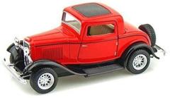 LUCKY 94231  LUCKY DIECAST 1/43 1932 FORD 3-WINDOW COUPE-RED