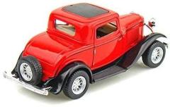 LUCKY 94231  LUCKY DIECAST 1/43 1932 FORD 3-WINDOW COUPE-RED