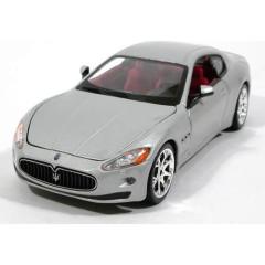 BURAGO  22107 DIECAST 1/24 MASERATI GRAN TURISMO-SILVER
