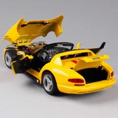 BURAGO 12024 DIECAST 1/24 DODGE VIPER RT/10-YELLOW