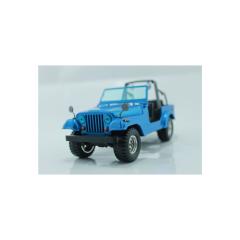 BURAGO 22033 DIECAST 1/24 JEEP WRANGLER-BLUE