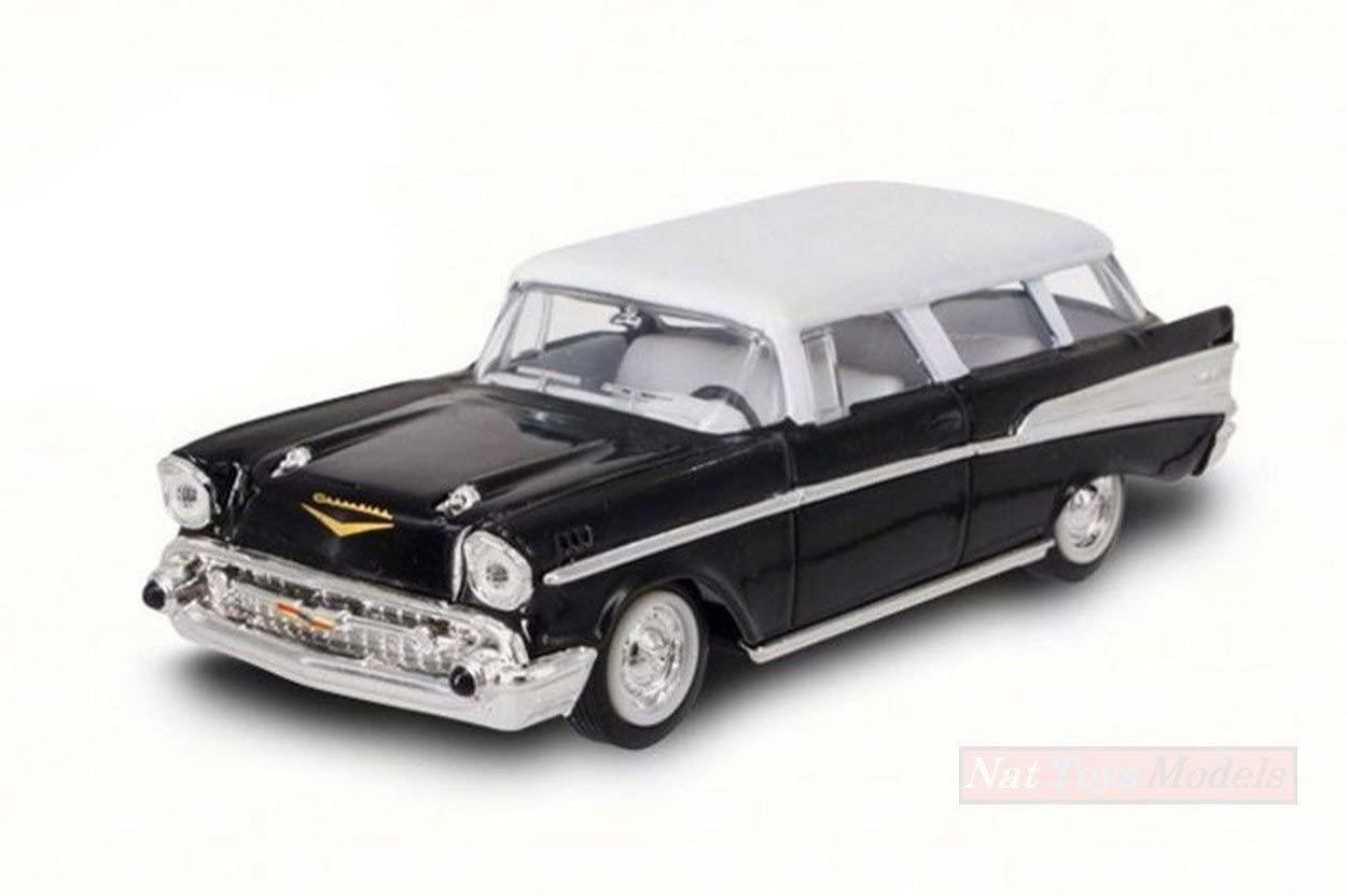 LUCKY DIECAST 1/43 1957 CHEVROLET NOMAD-BLACK
