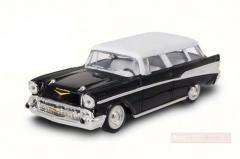 LUCKY DIECAST 1/43 1957 CHEVROLET NOMAD-BLACK
