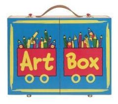 ALEX-56WN Ahşap Sanat Kutusu 108 parça