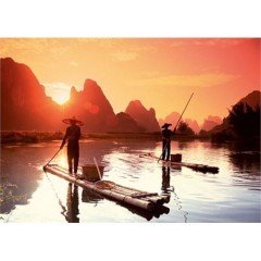 Ravensburger 1000 Parça Puzzle Günbatımında Balık Avı