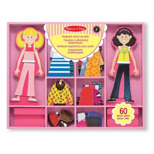 Ahşap Mıknatıslı Giydirme - Abby ile Emma