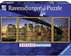 RAVENSBURGER 199068 1000 PARÇA TRIPTYCHON PUZZLE NY BROOKLYN BRIDGE