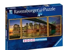 RAVENSBURGER 199068 1000 PARÇA TRIPTYCHON PUZZLE NY BROOKLYN BRIDGE