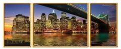 RAVENSBURGER 199068 1000 PARÇA TRIPTYCHON PUZZLE NY BROOKLYN BRIDGE