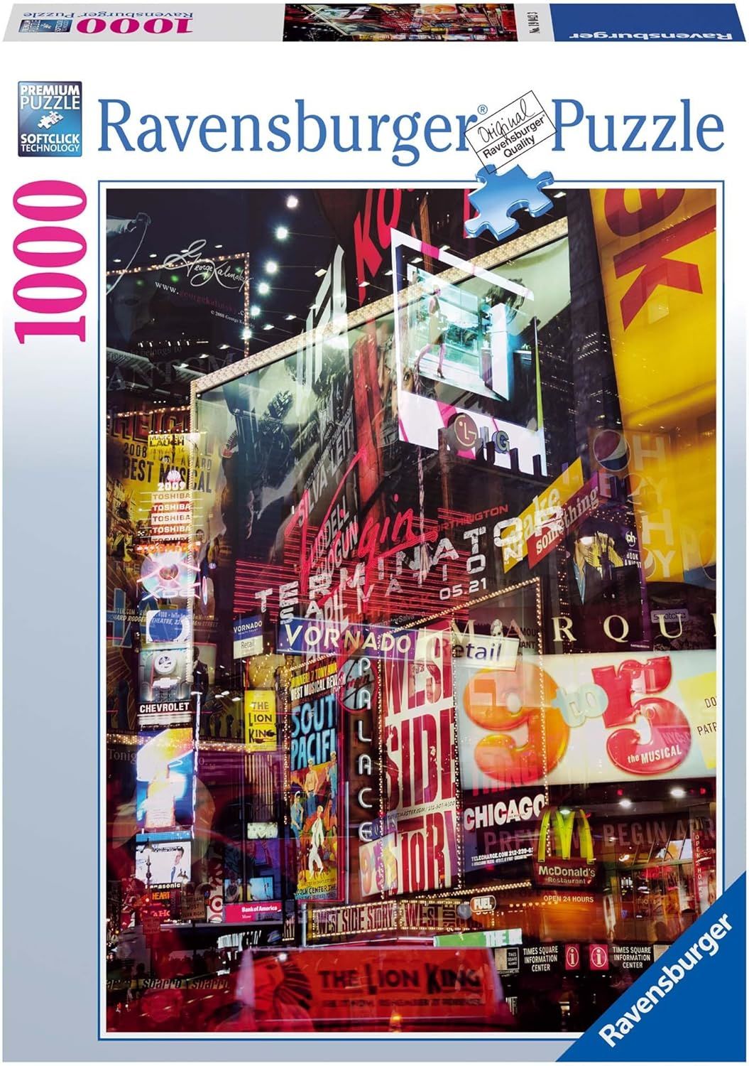 RAVENSBURGER 190423 1000 PARÇA PUZZLE NEW YORK