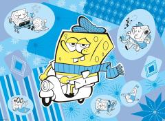 RAVENSBURGER 145928  500 Parçalı Puzzle  BUSY SPONGE BOB