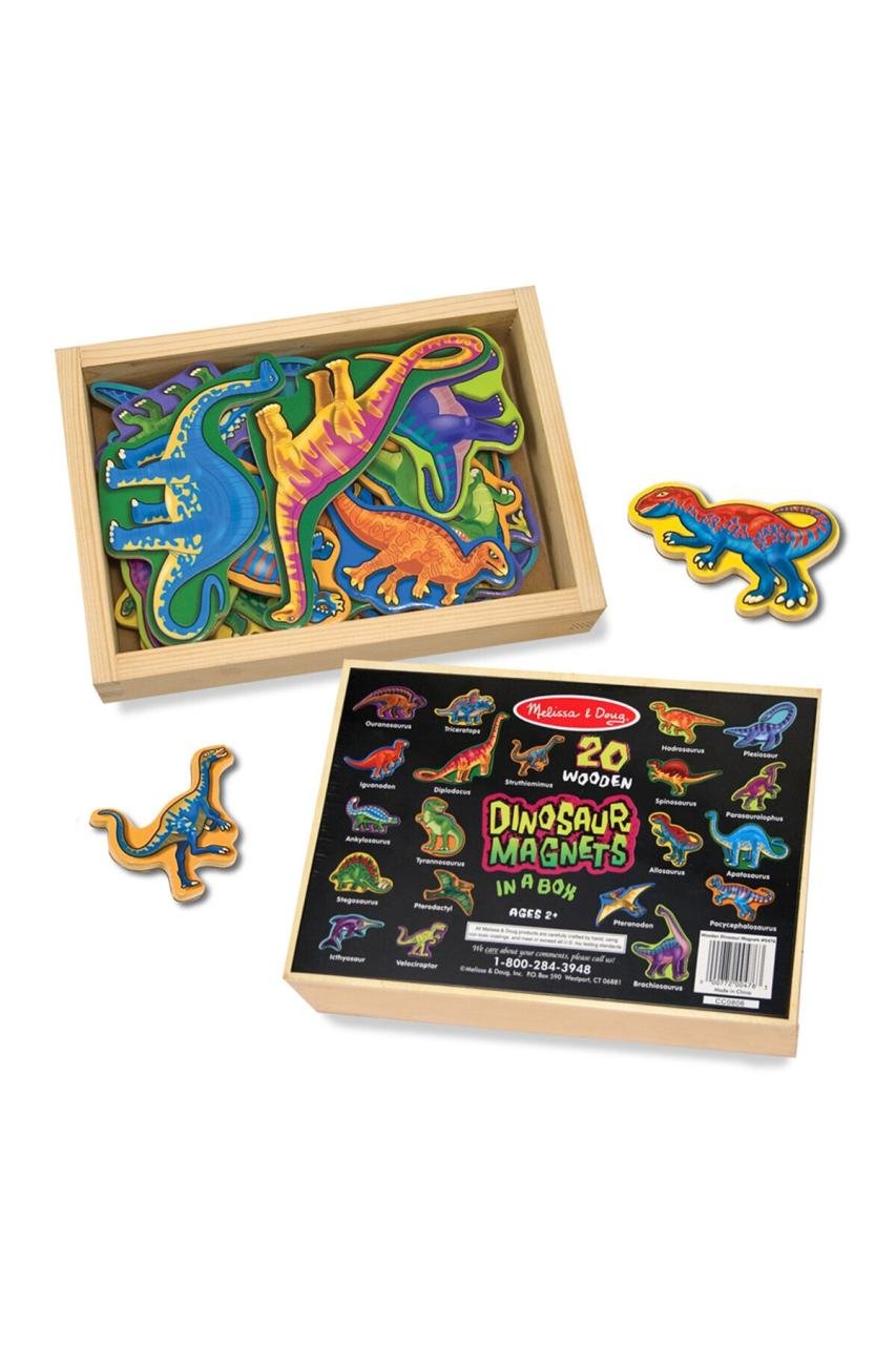 Ahşap Mıknatıslı Dinozorlar