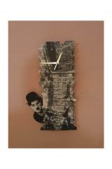 Charlie Chaplin Wall Dekoratif Sarkaçlı Duvar Saati