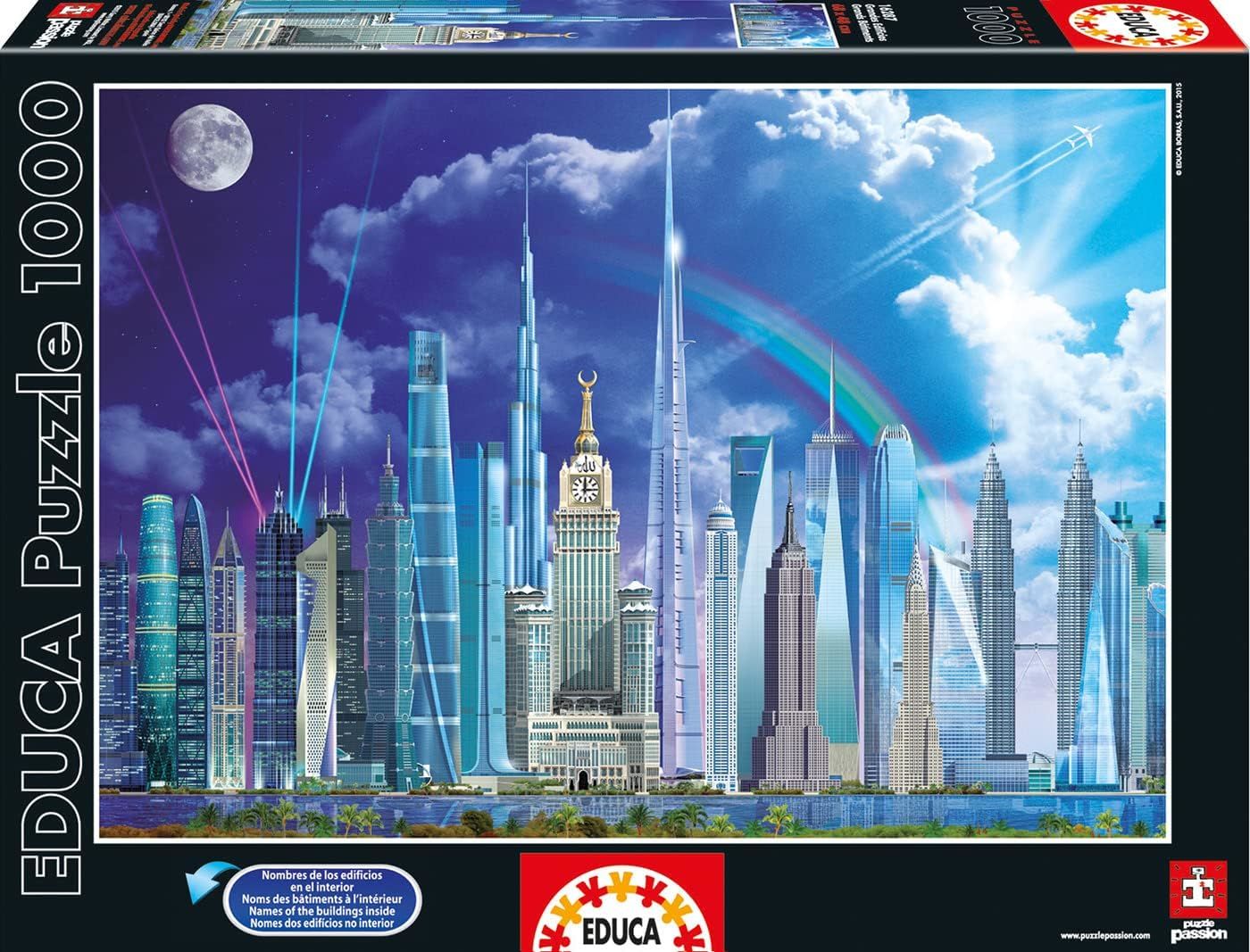 EDUCA 1000 PARÇA PUZZLE TALL BUILDINGS