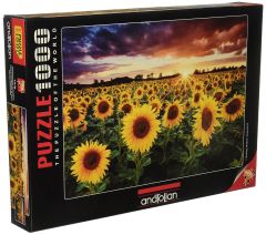 ANATOLIAN 1018 1000 PARÇA PUZZLE GÜNBATIMINDA AYÇİÇEKLERİ