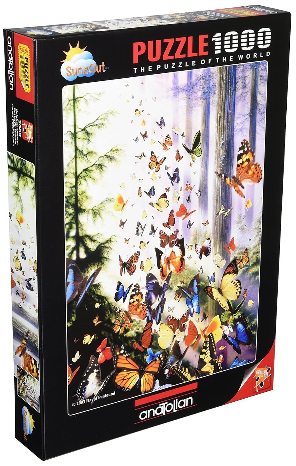 ANATOLIAN 3069 1000 PARÇA PUZZLE KELEBEK ORMANI