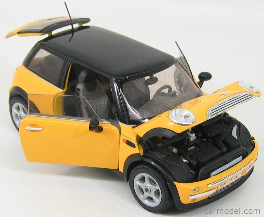 WELLY 19851 1/18 MINI COOPER-YELLOW