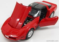 WELLY 12546 1/18 1982 CHEVROLET CORVETTE COUPE-RED