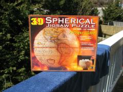 3D SPHERICAL JIGSAW PUZZLE-ANTIQUE GLOBE