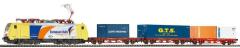 PIKO 57182 STARTER SET CONTAINER TRAIN BR 189 W 3 CONT.FS