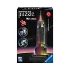 Ravensburger 3 Boyutlu 216 Parçalı Plastik Puzzle Işıklı Empire State-125661