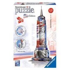 RAVENSBURGER 125838 3D PUZZLE EMPIRE STATE BUILDING FLAG
