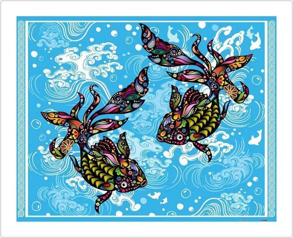 PINTOO H1771-500 500 PARÇA PUZZLE-PARLAK SÜS BALIĞI