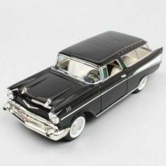 LUCKY DIECAST 1/43 1957 CHEVROLET NOMAD-BLACK