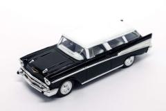 LUCKY DIECAST 1/43 1957 CHEVROLET NOMAD-BLACK