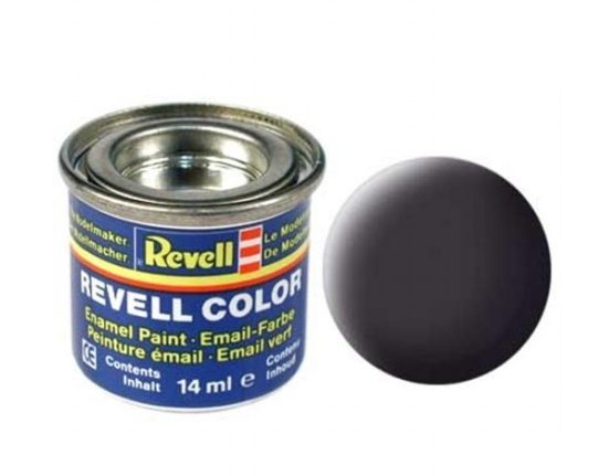Revell 06 Email Color - Tar Black - Mat - Boya 14 ml