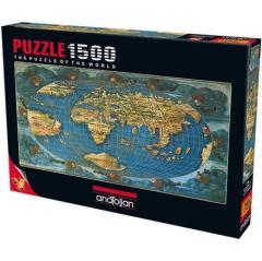 ANATOLIAN 1508 1500 PARÇA PUZZLE DÜNYA HARİTASI
