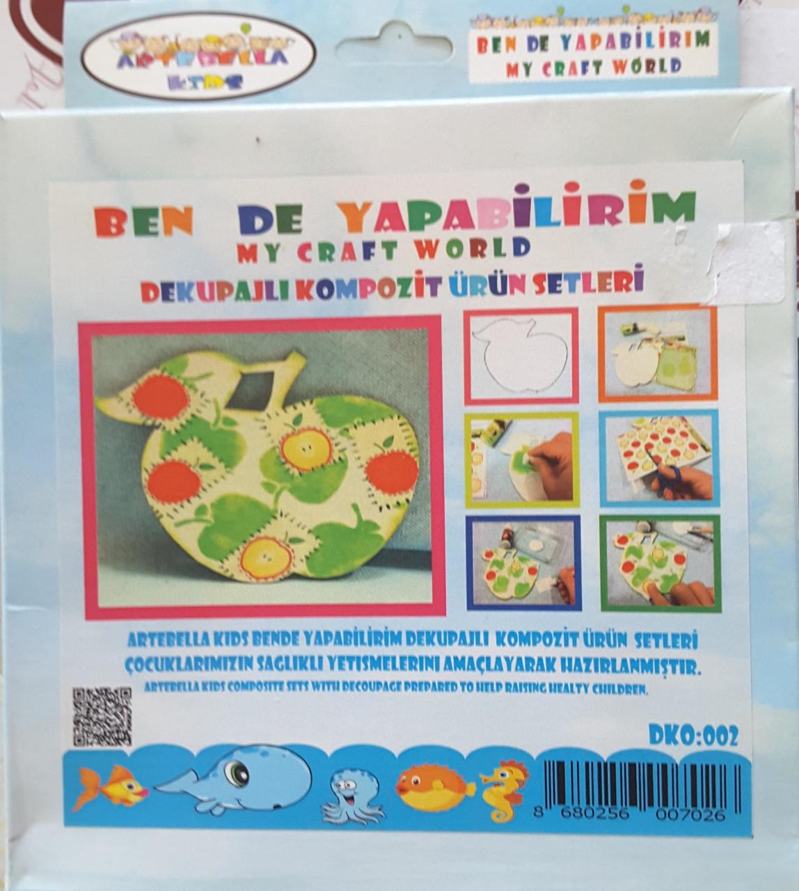 Bende Yapabilirim Dekopajlı Kompozit Ürün Seti
