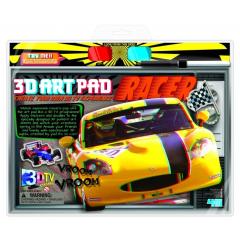 3d Art Pad Racer - Yarış Arabası 3702