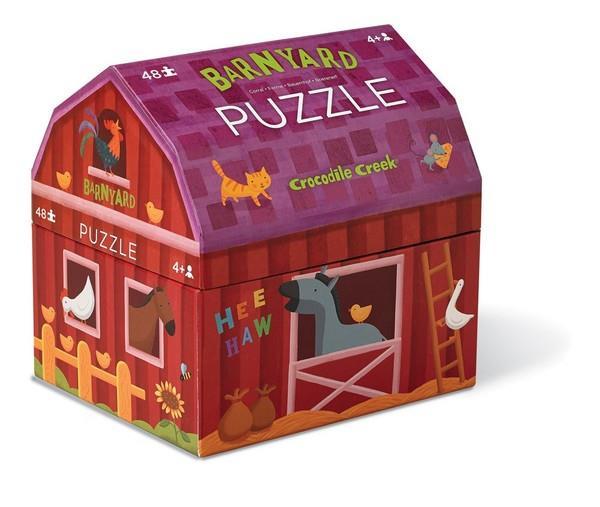 Crocodile Double Fun Puzzle/Barnyard Banter 384091-2