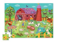 Crocodile Double Fun Puzzle/Barnyard Banter 384091-2