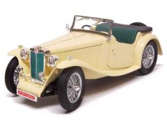 LUCKY 92468 DIECAST 1/18 1947 MG TC MIDGET-YELLOW
