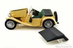 LUCKY 92468 DIECAST 1/18 1947 MG TC MIDGET-YELLOW